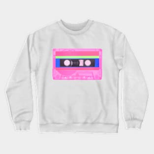 Pink Cassette tape Crewneck Sweatshirt